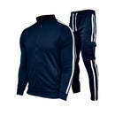Novo cardigan masculino roupas esportivas juventude fino-ajuste cor