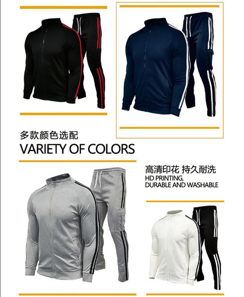 Novo cardigan masculino roupas esportivas juventude fino-ajuste cor